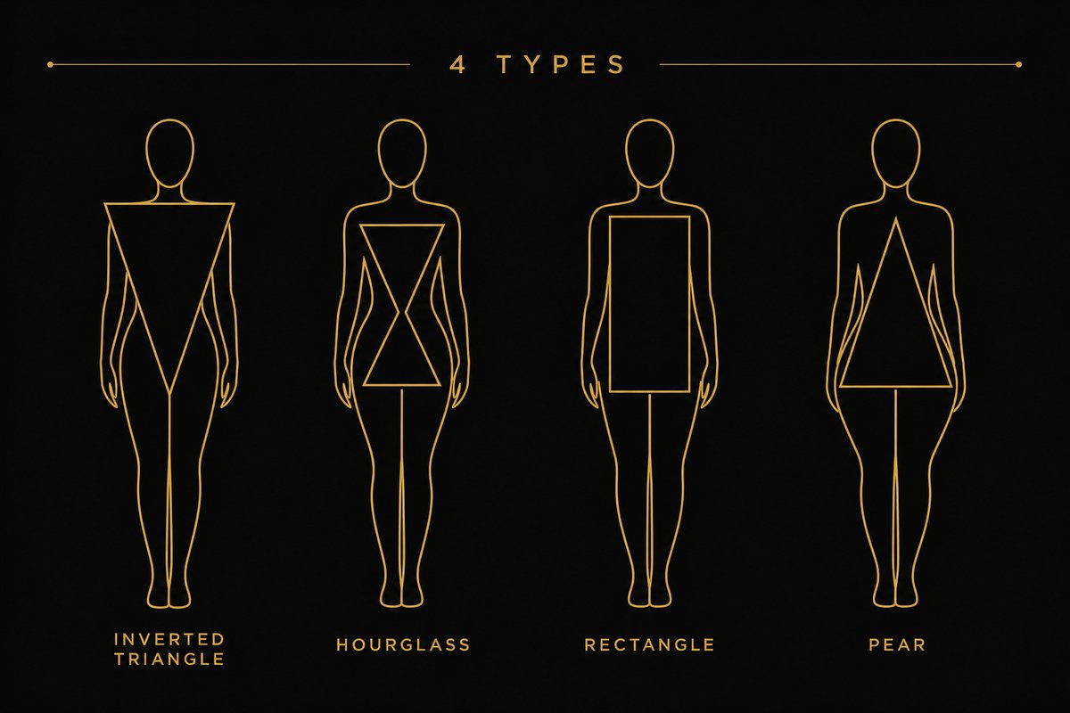 체형별 스타일링 일러스트